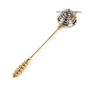 Accessoire de bougie de luxe neuf en gros, en argent plaqué, pour la maison, pot à bougie unique en béton, éteignoir à bougie - Product Image 2