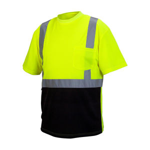 Uniformes de Trabajo de Poliéster de Alta Visibilidad Clase 2 al por Mayor, Ropa de Seguridad Reflectante Económica al por Mayor, Camiseta Polo Personalizada con Certificación CE - Product Image 1
