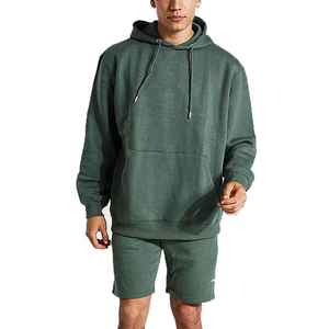 2026 New Arrival Fashionable Vintage Acid Wash <b>Hoodies</b> <b>Short</b> <b>Set</b> for <b>Men</b> <b>Shorts</b> <b>Sets</b> Screen Printed Unisex Jogging Sweat Suits - Product Image 1