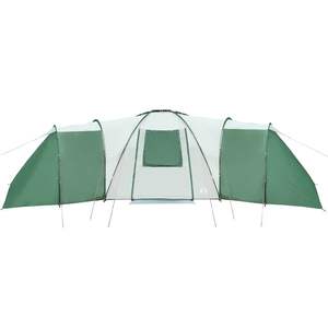 Carpa de Camping Familiar Tipo Domo Impermeable Verde para 12 Personas - Product Image 6