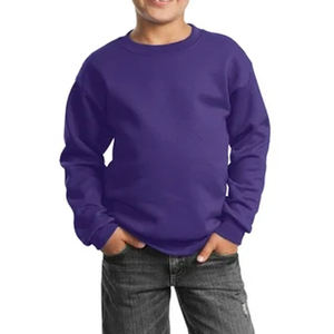 Sudaderas de Forro Polar para Niños con Logotipo Personalizado Bordado, Sudadera de Cuello Redondo de Algodón Suave para Bebés y Niños Pequeños, Impresión Digital - Product Image 4
