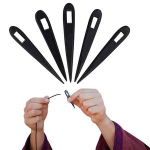 Agujas de Nalbinding Hechas a Mano de Cuerno Natural para Manualidades con Hilo, Juego de Agujas de Nalbinding de Hueso y Cuerno Premium - Product Image 3