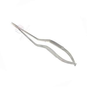 Tijeras de Acero Inoxidable Micro, Afiladas, para Cirugía Oftálmica, Instrumento Quirúrgico de Precisión, Accionamiento Manual - Product Image 5