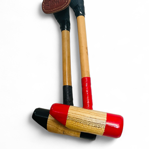 12 Inch Mini Polo Stick Decorative Hanging Polo Mallet with Wooden Head <b>Cane</b> Shaft and Handle for Sports Entertainment - Product Image 3