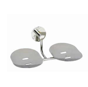 Bathroom <b>Set</b> Stainless Steel <b>Soap</b> Holder Best Quality Handmade Steel Bathroom Product <b>Soap</b> Dish Double Sided - Product Image 1