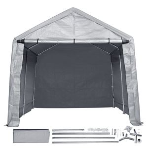 Tenda da Esterno Compatta 7x12x7.36 ft con Porta Zip Scorrevole, Durevole per Tutte le Stagioni, Montaggio Istantaneo, Tettoia Traspirante per - Product Image 1