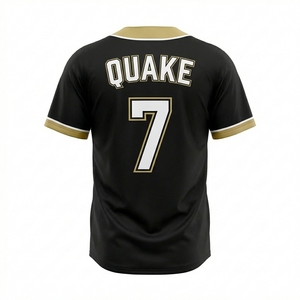 Pro-Grade Baseball Jersey with Custom Logos Plus Size Breathable & Quick Dry Designed for Team Durability High Quality - Product Image 2