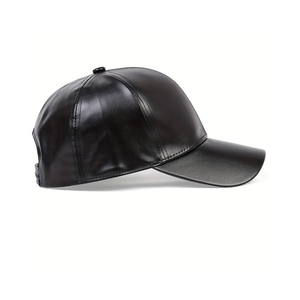 High-Quality Suede Leather Cap Classic Fall Fashion Men's Vintage Genuine Leather Newsboy Cap Retro <b>Flat</b> <b>Hat</b> - Product Image 3