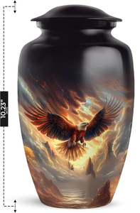 Urna Funeraria para Adultos, Diseño Moderno Americano, Hecha a Mano, Hermosa Urna Conmemorativa para Entierro - Product Image 2