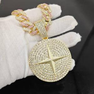 Pendentif Chaîne Cubaine Style Hip Hop Designer Sertie de Diamants Effet Glacé pour Rapper – Offre Spéciale à Prix Abordable - Product Image 4