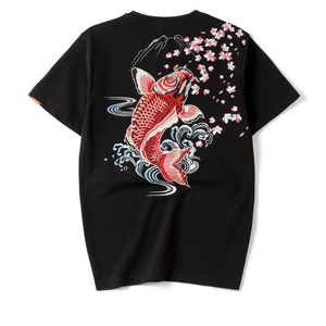 Camiseta de Algodón y Poliéster para Hombre, Bordado Personalizado, Impresión, Logotipo en Relieve en la Parte Delantera, Tejido de Punto, OEM, Moda, Venta al Por Mayor - Product Image 5