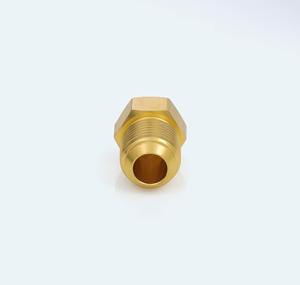 Tapón de Latón Reforzado de 3/8 Pulgadas con Rosca UNF 5/8-18, Clasificación de 700 PSI para Sistemas HVAC e Hidráulicos, Hecho en India - Product Image 3