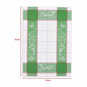 Serviettes de cuisine en coton Jacquard, écologiques, super absorbantes, rectangulaires, pour usage domestique. - Product Image 5