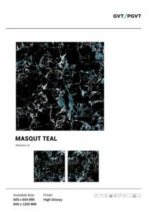 Azulejos de porcelana premium de alto brillo con reverso resistente de 60x60cm 600x600mm 24x24 para espacios de lujo en pisos y paredes interiores. - Product Image 3