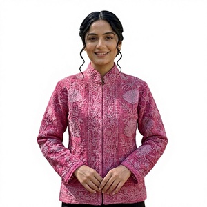 Atractiva Chaqueta Larga Suzani Bordada a Mano para Mujer, Estilo Bohemio, Gitano, Crewel, para Primavera, Festivales, Regalo Especial - Product Image 1