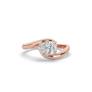 2.00 Carat Lab Grown Pear Brilliant Cut Diamond 14K Solid Gold IGI Certified Luxury Engagement <b>Wedding</b> Anniversary Gift <b>Ring</b> - Product Image 1