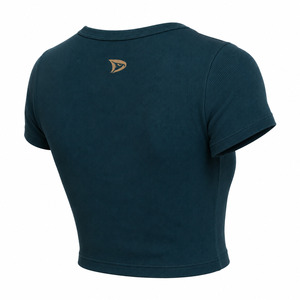 OEM Factory Custom Womens Y2K Printed <b>T</b>-<b>Shirt</b> Loose Fit Knitted Cotton Spandex Spring Eco-Friendly Low MOQ Breathable - Product Image 3