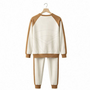 Ensemble de survêtement pour hommes actifs, tissu intérieur respirant et doux, coupe confortable et décontractée, tenue de sport élégante pour l'entraînement - Product Image 2