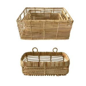 Bandeja Decorativa Colgante LINEA KITCHEN, Bandeja de Bambú y Ratán para Mesa de Cocina, Organizador de Despensa, Juego de Cubiertos y Porta Cubiertos - Product Image 5
