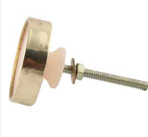 Round Eco-Friendly Resin Modern Farmhouse Cabinet Knob and <b>Drawer</b> <b>Pull</b> with Handmade Finish - Product Image 4