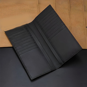 Premium Bifold Dark Brown Animal Pattern Leather Long <b>Wallet</b> Men Luxury Slim Multi Slot Card Holder <b>Cash</b> Clutch Vintage Purse - Product Image 6