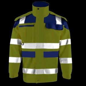 ZOHSUB POWER INDUSTRY Customized Logo Safety <b>Jacket</b> <b>Workers</b> ANSI/EN ISO 20471 CLASS 1 LED Flash Waterproof High Quality - Product Image 2