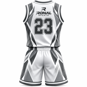 Maillots de basket personnalisés en gros, pas chers, sublimation, vêtements de basket respirants, à séchage rapide, uniformes pour hommes - Product Image 2