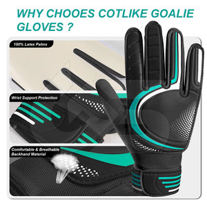 Gants de gardien de but en cuir de haute qualité, imperméables, antidérapants, à prix avantageux, best-sellers, style durable et nouveau - Product Image 3