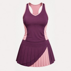 Uniforme de Tenis Elegante para Mujer con Tela de Poliéster, Diseño Transpirable para Máximo Movimiento y Rendimiento en la Cancha - Product Image 1
