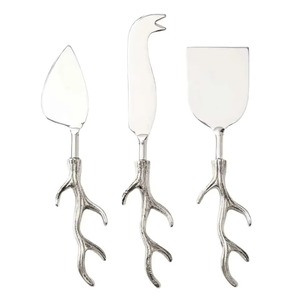 Nuevo juego de cuchillos para queso con mango de resina, cuchillas de acero inoxidable, herramientas duraderas para servir y cortar queso - Product Image 3