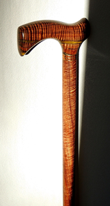 Canne de marche en bois sculpté de haute qualité |   Fournisseur de cannes écologiques en bois massif |   Canne de marche moderne personnalisée OEM - Product Image 3