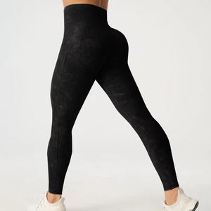 Leggings de Cintura Media para Mujer, Tejido de Malla, con Bolsillos, Súper Suaves, Transpirables, de Secado Rápido, Estilo Urbano, Largo hasta el Tobillo - Product Image 1