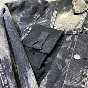 Fabricants de vêtements en gros OEM, veste en jean décontractée vintage en coton lavé de haute qualité sur mesure - Product Image 2