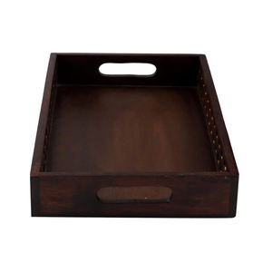 ชุดถาดเสิร์ฟไม้มะม่วงงานทำด้วยมือแบบพรีเมี่ยมถาดไม้อเนกประสงค์หรูหราสำหรับร้านอาหารโรงแรมใช้ในบ้าน-ชุดที่2 - Product Image 4