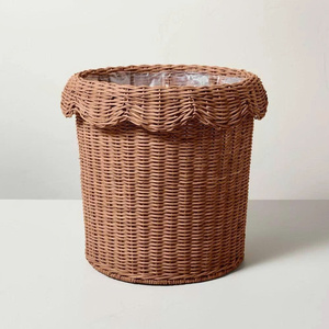 Hermosa maceta de ratán hecha a mano, diseño ecológico que agrega calidez y encanto a cualquier espacio interior o exterior. - Product Image 2