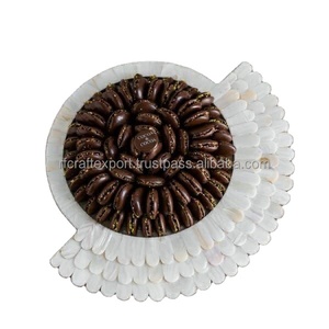 ถาดมุกหรูหราสําหรับของหวาน หวาน โรงแรม ร้านอาหาร บ้าน บนโต๊ะอาหาร อีดรอมฎัน - Product Image 1