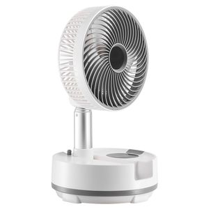 8-Inch Portable Foldable Rechargeable Oscillating Pedestal <b>Fan</b> 3-in-1 Battery Operated <b>Remote</b> <b>Control</b> Quiet Desk/Table Tower <b>Fan</b> - Product Image 6