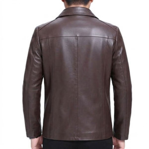 Wholesale Genuine <b>Leather</b> <b>Jackets</b> For <b>Men</b> Custom <b>Leather</b> <b>Jacket</b> <b>Men</b> Best Material Custom Made Windproof <b>Jackets</b> - Product Image 3