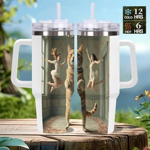 40oz Large Stainless Steel Tumbler <b>With</b> <b>Straw</b> For Corporate Fitness Events - Product Image 2