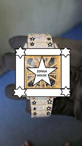 Reloj Unisex de Lujo con Esfera Cuadrada de Acero Inoxidable y Cristal, 11mm, con Moissanita, Estilo Hip Hop, Deportivo, de Negocios, Antiguo, con Movimiento de Cuarzo - Product Image 4