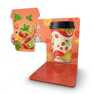 OEM <b>PVC</b> Shelf Talker Display Card Custom Printing Retail Store Advertising Promotion Sign Factory Supplier - Product Image 2