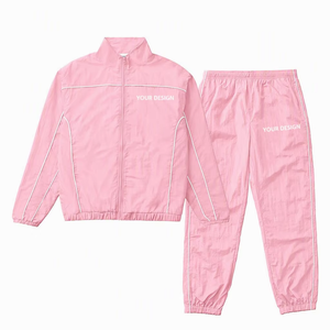 Ensemble veste coupe-vent et short personnalisé DTG, impression, 100% polyester, veste coupe-vent à capuche et short, streetwear unisexe - Product Image 2