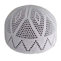 Gorro/Sombrero de Oración para Hombre (Tupi Topi) Orientado a la Exportación, Colores Personalizables, 100% Algodón, Estilo Formal, Bordado a Mano, para Exteriores