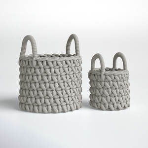Home Decor Organizer Fabric Decorative <b>Woven</b> <b>Storage</b> <b>Basket</b> - Product Image 3