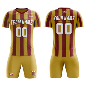 Camisetas de Fútbol Personalizadas para Equipos Unisex, Sublimadas, Transpirables, 100% Poliéster, Nombres/Números de Equipo Personalizados, Colores Personalizados - Product Image 3