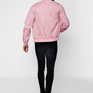 Chaqueta Bomber Básica de Moda para Hombre, Chaqueta de Invierno de Tela de Alta Calidad con Cuello Alto - Product Image 2