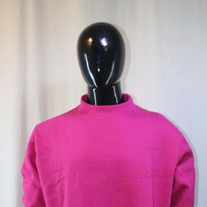 Men's Pink Crew Neck Knitted Pullover Regular Fit Casual Sweatshirt Solid Color Long Sleeve Urban Productions - Product Image 1