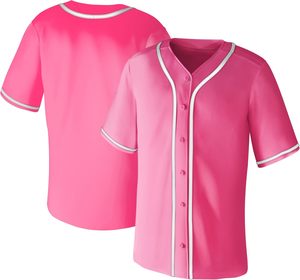 Maillot de baseball blanc pour homme, manches courtes, col en V, séchage rapide, polyester, chemise sportive décontractée, été, taille adulte S - Product Image 4