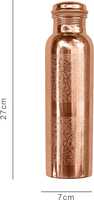 Bouteille d'eau en cuivre 1000 ml, motif oriental, couvercle à vis, réutilisable, portable, style classique, compatible eau bouillante, cadeau unisexe