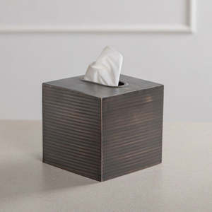 High Quality <b>Black</b> Square Tissue Box for Bathroom <b>Vanity</b> Dresser <b>Table</b> Decoration Tissue Box - Product Image 2